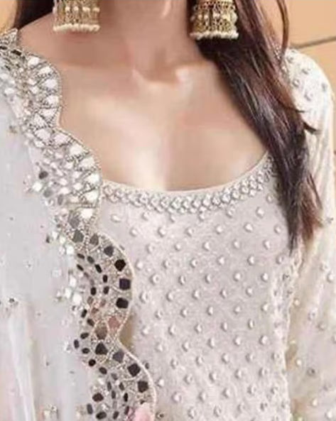 Embroidered Straight Kurta Suit Set