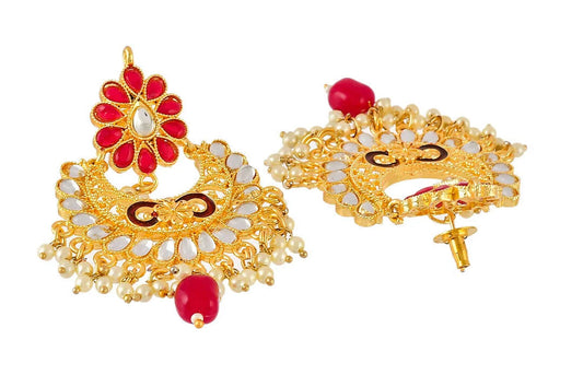 Gold Plated Traditional Kundan Jewelry Sets