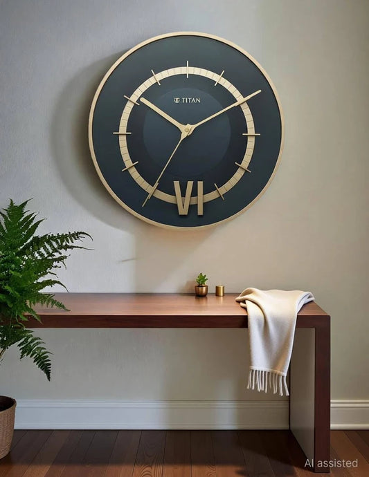 Titan Home Decor Taper Series Wall Clock
