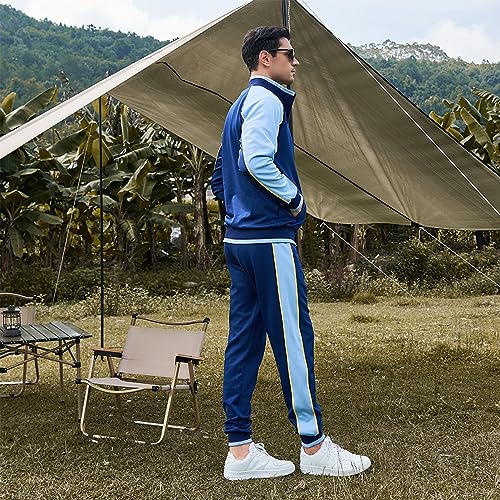 Tracksuit Set Jogging Pants Casual Full Zip Jacket Sports Sweat suits