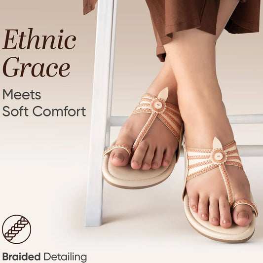 Women's Ethnic Comfort Flat Sandal