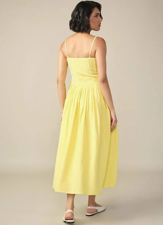 Drop Waist Midi Dress