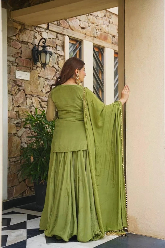 Heavy Embroidered Kurta Set