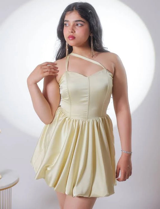 Sweetheart Corset Balloon Dress