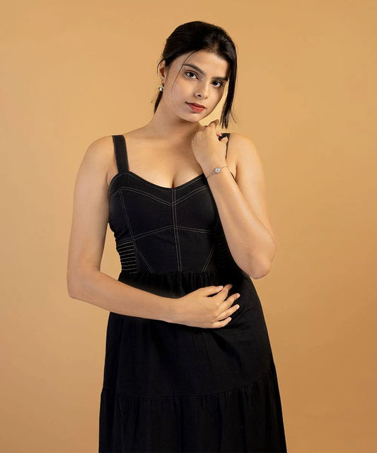 A-Line Midi Dress