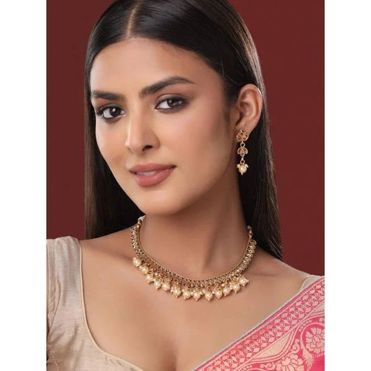 Gold Plated Ethnic Jewelry Set
