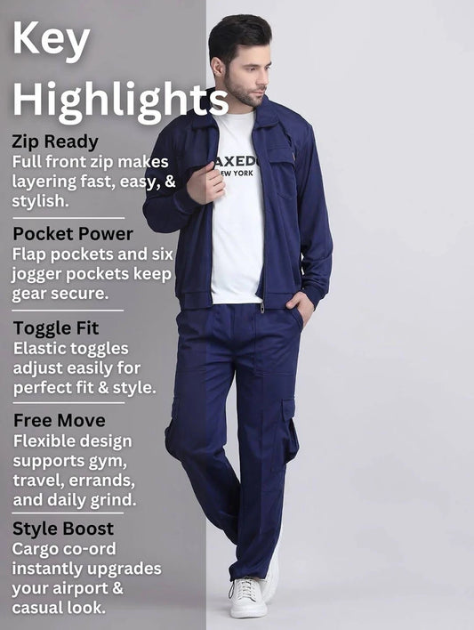 Men Solid Mid-Rise Tracksuits