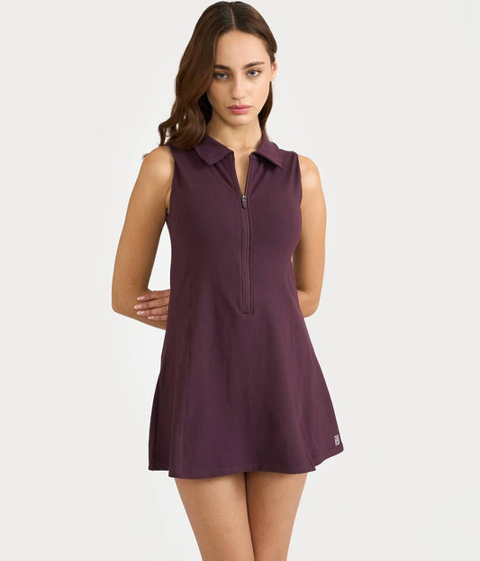 Dress with built-in bra and shorts