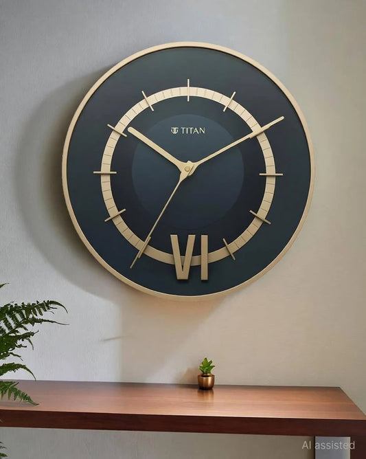 Titan Home Decor Taper Series Wall Clock
