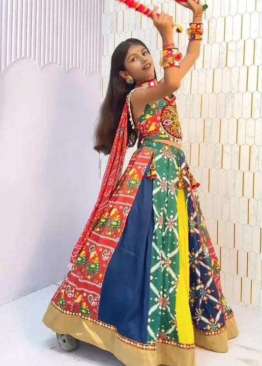 Navratri Traditional Kids Girls Lehenga Choli  6/8 Years